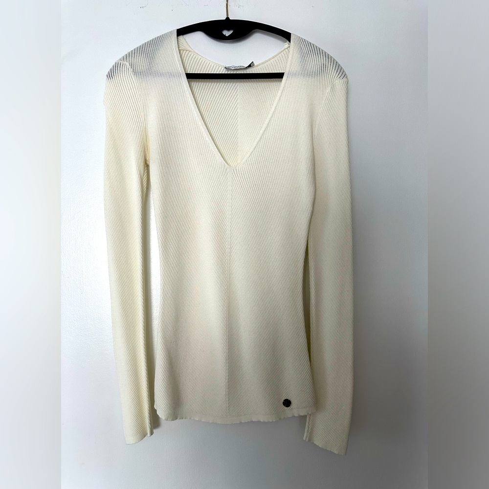 Versace collection long sleeve top, size 44 (M)